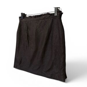 Coco + Jaimeson Mini Skirt Size Small Black Suede